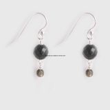 Semi Precious Stone Gemstone Crystal Jewelry Earring<Esb01903>